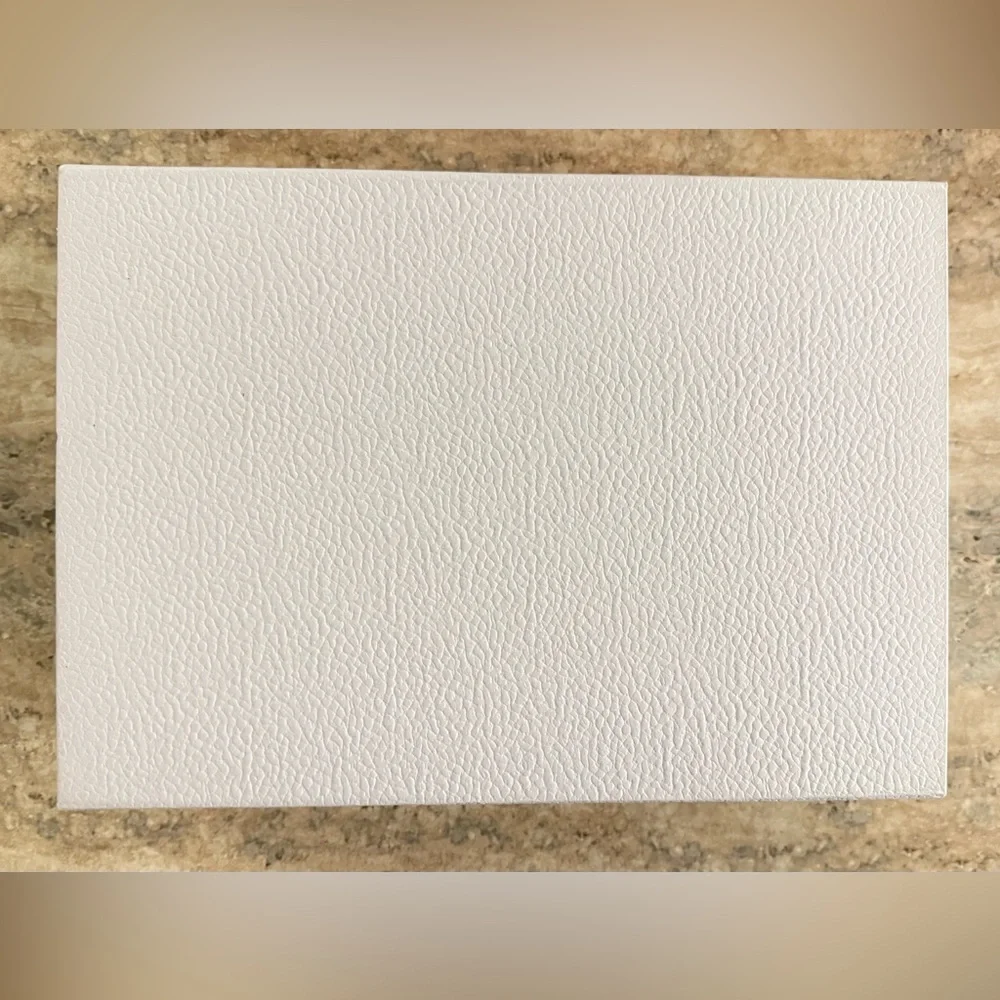 Dior Textured White and Gold Box